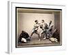 Sumo Wrestlers, c.1870-80-Felice Beato-Framed Giclee Print