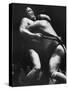 Sumo Wrestlers During Match-Bill Ray-Stretched Canvas