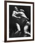 Sumo Wrestlers During Match-Bill Ray-Framed Photographic Print