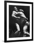 Sumo Wrestlers During Match-Bill Ray-Framed Photographic Print