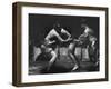 Sumo Wrestlers During Match-Bill Ray-Framed Premium Photographic Print