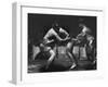 Sumo Wrestlers During Match-Bill Ray-Framed Photographic Print