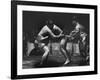 Sumo Wrestlers During Match-Bill Ray-Framed Photographic Print