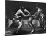 Sumo Wrestlers During Match-Bill Ray-Mounted Photographic Print