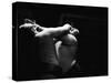 Sumo Wrestlers During Match-Bill Ray-Stretched Canvas
