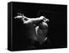 Sumo Wrestlers During Match-Bill Ray-Framed Stretched Canvas