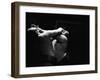 Sumo Wrestlers During Match-Bill Ray-Framed Premium Photographic Print