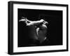 Sumo Wrestlers During Match-Bill Ray-Framed Premium Photographic Print