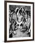 Sumo Wrestlers in Japan. Ca 1950s-null-Framed Photo