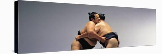 Sumo Wrestlers Japan-null-Stretched Canvas