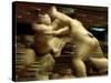 Sumo Wrestling Japan-null-Stretched Canvas