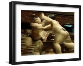 Sumo Wrestling Japan-null-Framed Premium Photographic Print
