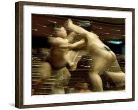 Sumo Wrestling Japan-null-Framed Photographic Print