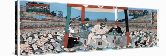 Sumo Wrestling, Japan-null-Stretched Canvas