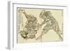 Sumo Wrestling-Kyosai Kawanabe-Framed Giclee Print