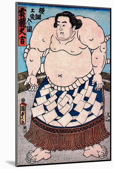 Sumo Yokozuna II-null-Mounted Giclee Print