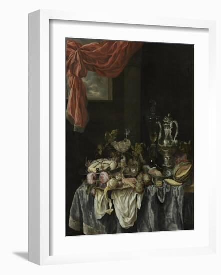 Sumptuous Still Life, 1654-Abraham Hendricksz van Beijeren-Framed Giclee Print