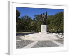 Sumter Monument in the Battery, White Point Gardens, Charleston, South Carolina-Richard Cummins-Framed Photographic Print