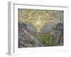 Sun, 1910-1913, by Edvard Munch, 1863-1944, Norwegian Expressionist painting,-Edvard Munch-Framed Art Print
