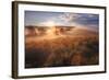 Sun and Fog at Hayden Valley, Yellowstone-Vincent James-Framed Photographic Print