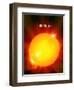 Sun And Its Planets-Detlev Van Ravenswaay-Framed Premium Photographic Print