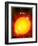 Sun And Its Planets-Detlev Van Ravenswaay-Framed Premium Photographic Print