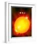 Sun And Its Planets-Detlev Van Ravenswaay-Framed Premium Photographic Print