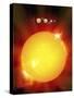 Sun And Its Planets-Detlev Van Ravenswaay-Stretched Canvas