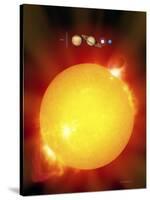 Sun And Its Planets-Detlev Van Ravenswaay-Stretched Canvas