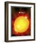 Sun And Its Planets-Detlev Van Ravenswaay-Framed Premium Photographic Print