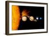 Sun And Its Planets-Detlev Van Ravenswaay-Framed Premium Photographic Print