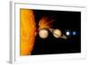 Sun And Its Planets-Detlev Van Ravenswaay-Framed Premium Photographic Print