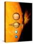 Sun And Its Planets-Detlev Van Ravenswaay-Stretched Canvas