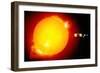 Sun And Its Planets-Detlev Van Ravenswaay-Framed Premium Photographic Print