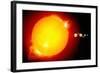 Sun And Its Planets-Detlev Van Ravenswaay-Framed Premium Photographic Print