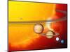 Sun And Its Planets-Detlev Van Ravenswaay-Mounted Premium Photographic Print