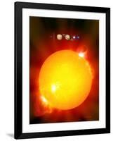 Sun And Its Planets-Detlev Van Ravenswaay-Framed Photographic Print