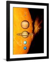 Sun And Its Planets-Detlev Van Ravenswaay-Framed Photographic Print