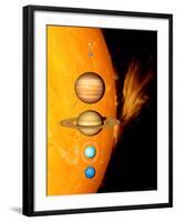 Sun And Its Planets-Detlev Van Ravenswaay-Framed Photographic Print