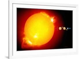 Sun And Its Planets-Detlev Van Ravenswaay-Framed Photographic Print