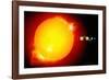 Sun And Its Planets-Detlev Van Ravenswaay-Framed Photographic Print