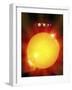 Sun And Its Planets-Detlev Van Ravenswaay-Framed Photographic Print