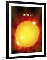 Sun And Its Planets-Detlev Van Ravenswaay-Framed Photographic Print