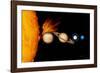 Sun And Its Planets-Detlev Van Ravenswaay-Framed Photographic Print