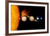 Sun And Its Planets-Detlev Van Ravenswaay-Framed Photographic Print