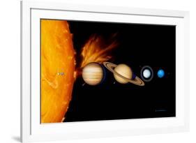 Sun And Its Planets-Detlev Van Ravenswaay-Framed Photographic Print