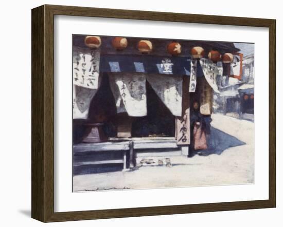 Sun and Lanterns-Mortimer Ludington Menpes-Framed Giclee Print