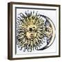 Sun And Moon, 1493-null-Framed Giclee Print