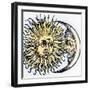 Sun And Moon, 1493-null-Framed Giclee Print