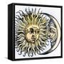 Sun And Moon, 1493-null-Framed Stretched Canvas